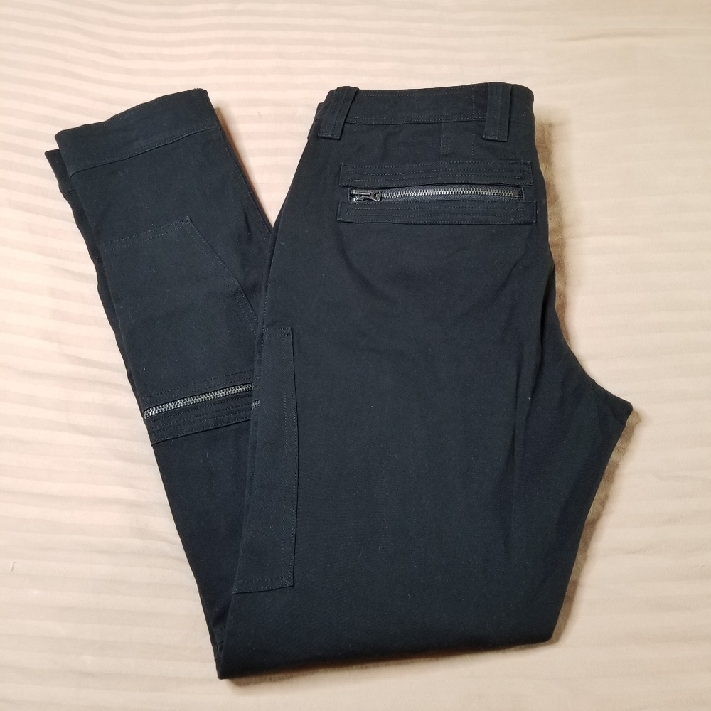 Women's Ralph Lauren Black Multi-pocket Pant